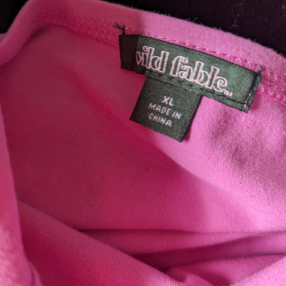 NWT Wild Fable Light Pink/ Purple Corset Style Crop Top XXS, XL - Picture 2 of 4